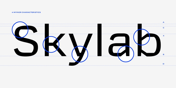 Пример шрифта Mynor Medium